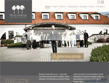 Tablet Screenshot of hotel-pracharna.cz